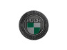 Badge / emblem Puch logo Silver with enamel 47mm RealMetal thumb extra